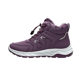 回力雪地靴女鞋25冬季中老年妈妈鞋加绒保暖健步老人鞋子奶奶棉鞋