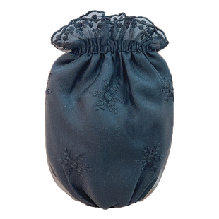 双层短款蕾丝袖套女冬季羽绒服套袖口防尘防脏办公室黑白色护袖头