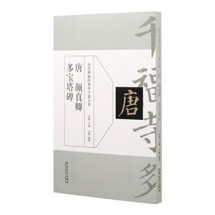 唐 颜真卿多宝塔碑 历代碑帖经典单字放大本 颜体楷书毛笔书法字帖临摹入门教材 简体旁注 安徽美术 颜真卿楷书训练字帖教程书