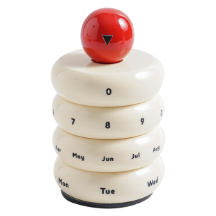 精致小型台历万年历带天气预报手动翻转日历桌面高颜值国历小摆件