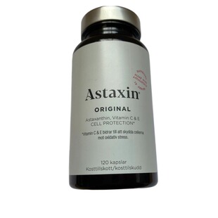 【现货】瑞典采购大瓶虾青素astaxin雨生红球藻天然每瓶120粒正品