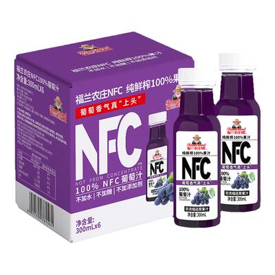 300ml*6瓶nfc果汁福兰农庄