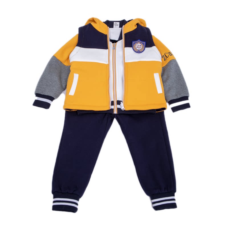 儿童校服春秋冬季套装一年级加绒加厚小学生班服幼儿园园服三件套