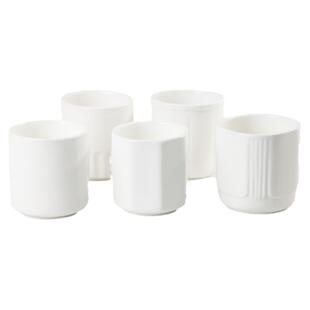 DIY香薰蜡烛冰裂纹陶瓷杯烛台简约直筒杯白瓷杯容器杯创意条纹杯