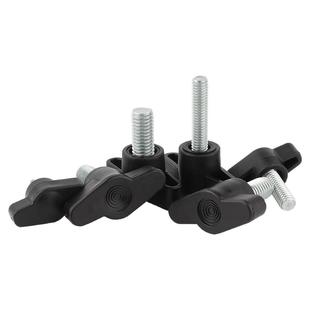 304不锈钢一字T形手拧螺丝铁镀锌手柄螺钉塑料头旋钮机械把手螺栓