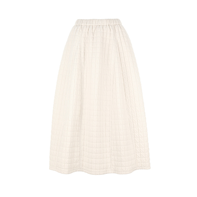 wanatry保暖绗缝加厚花苞棉裙