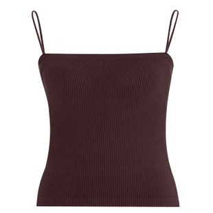 带胸垫吊带女内衣背心夏超细肩带平口抹胸露肩防走光打底内搭