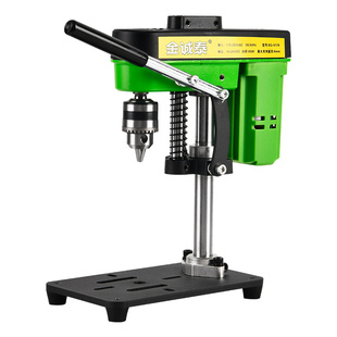 台钻台式小型家用220v大功率工业级锂电钻铣床工作台高精度钻孔机