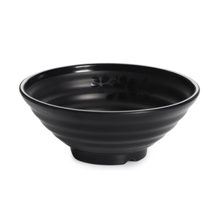 密胺碗商用牛肉拉面碗米线碗汤粉碗麻辣烫碗仿瓷碗日式黑色磨砂碗