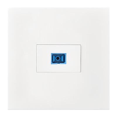 家恩86型一二三sc光纤插座面板