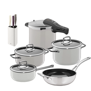 德国福腾宝WMF奈彩米进口优雅餐厨套装炒锅奶锅汤锅高压锅珐琅锅