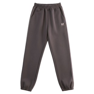 迪士尼女童裤子秋冬2025新款儿童运动裤大童休闲卫裤加绒加厚童装