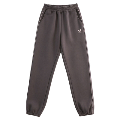 迪士尼女童裤子秋冬加绒加厚卫裤