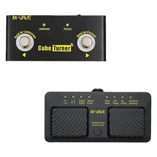 M-VAVE Cube Turner脚踩蓝牙自动静音翻谱器吉他钢琴乐谱翻页器