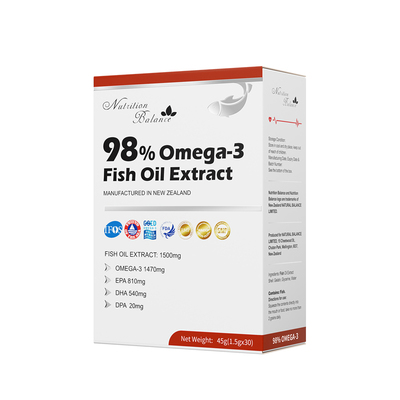 新西兰天萃恩98%纯度欧米伽3鱼油