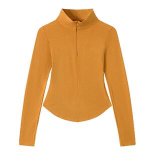 超好看内搭打底衫女可外穿半高领加绒保暖2025新款长袖漂亮上衣