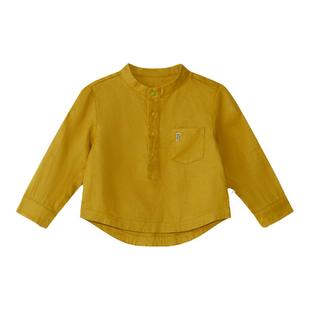 （董生活推荐款）100%苎麻休闲长袖衬衫上衣亲子款柔软亲肤