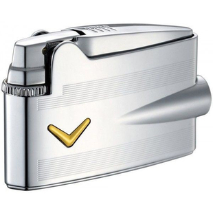 日版进口RONSO打火机经典复古创意个性贴金标一键按压式磕头机