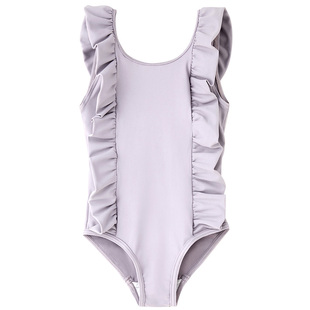 丹麦MINI A TURE夏季童装防晒高弹无袖长袖连体泳衣儿童泳装