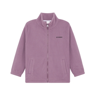 左西女童摇粒绒外套儿童秋装2025新款女孩春秋款上衣内搭保暖内胆