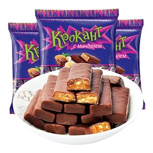 俄罗斯进口紫皮糖进口KDV巧克力糖果休闲零食食品官方旗舰店年货