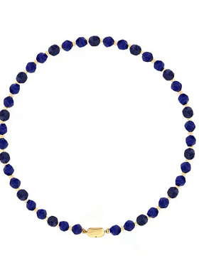 不掉色青金石串珠项链