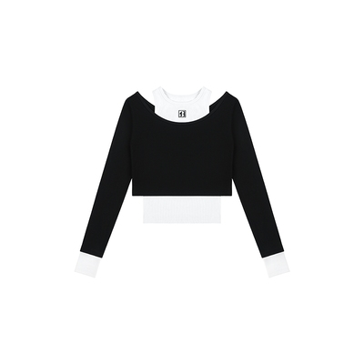 CalledBack背心长袖两件套