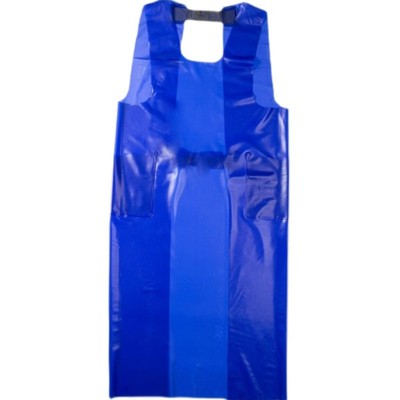 PVC背心式牛筋耐酸碱防油皮围裙