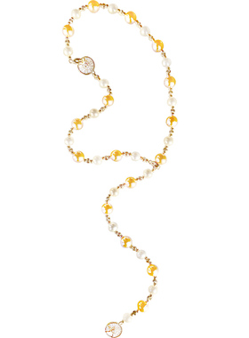 正圆强光施家珍珠可组合项链手链