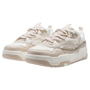 特步征程板鞋女款2025新款商场同款休闲鞋厚底板鞋975318310028