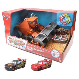 正版赛车总动员大号弗兰克收割机变色麦昆场景玩具合金滑行车