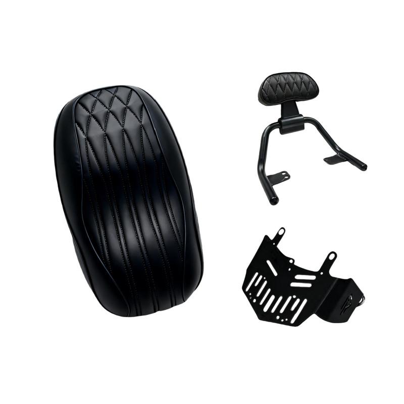 适用九号MMax110mk2/FZ110/F90M/机械师一体坐垫坐包短尾改装配件