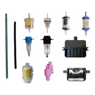 驻车柴油暖风加热器配件小油水分离器滤杯排气管消声音器进气滤芯