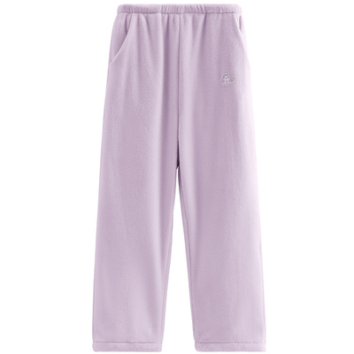 芬腾女士珊瑚绒睡裤秋冬季加绒