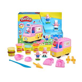 培乐多彩泥小猪佩奇冰激凌车无毒橡皮泥儿童创意玩具轻粘土diy