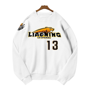 辽宁男篮本钢郭艾伦赵继伟史蒂夫森球衣篮球迷服圆领卫衣休闲长袖