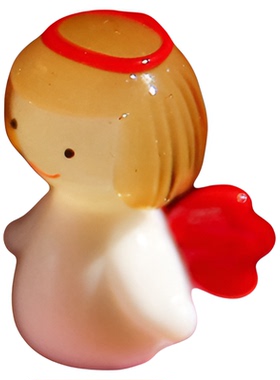 装饰摆件手工琉璃桌面小天使摆件