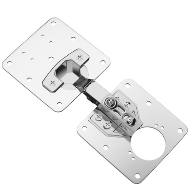 柜门脱落不锈钢合页修复片固定板铰链修复器垫片橱柜门修复板门板