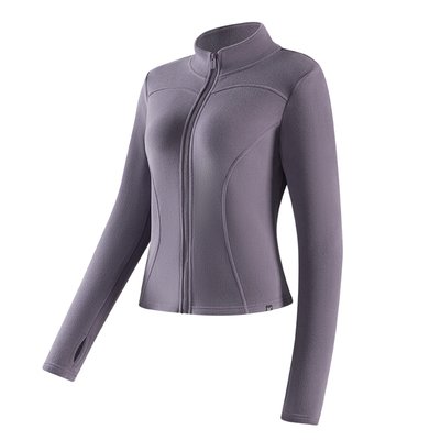 361加绒加厚瑜伽服女健身服外套