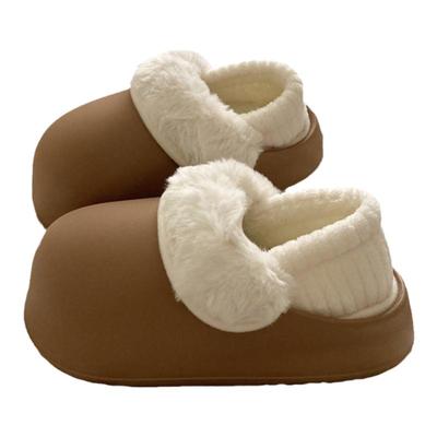 可拆卸防水棉鞋女厚底保暖INS