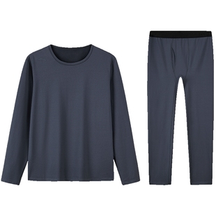 安踏保暖内衣男士本命年红色打底内衣套装女加绒冬衣冬裤棉毛衫