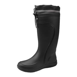 雨鞋男款冬季加绒保暖防寒防水雨靴外卖骑手专用皮毛一体长筒胶鞋