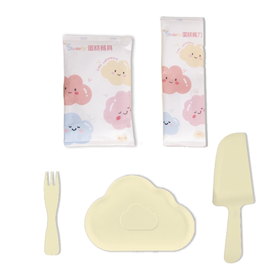 蛋糕刀叉盘套装云朵餐盘烘焙餐具