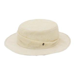 JOJOKUR 设计师品牌拼接结构立体褶皱剪裁度假风黑色复古小礼帽子