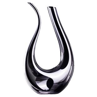 水晶玻璃醒酒器个性创意红酒分酒器倒酒器竖琴u型天鹅壶家用酒具