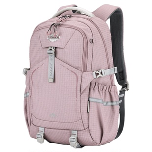 卡拉羊初中生书包男中学生休闲大学生旅行背包双肩包女大容量轻便