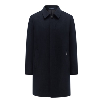 梦特娇男士毛呢大衣30%山羊绒