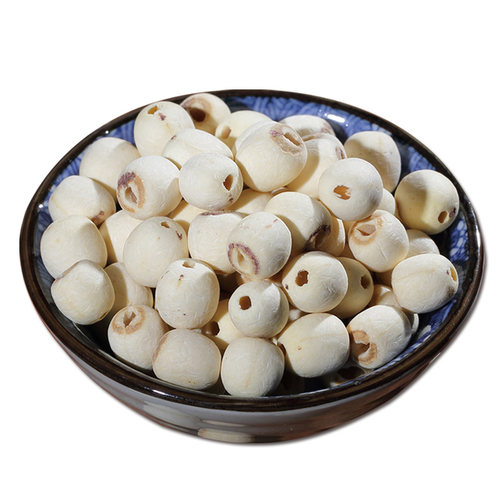 粒粒香去芯白莲子干货500g大粒新货无硫湘潭莲子特产无芯磨皮白莲