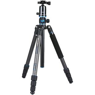百诺GC268TV2碳纤维单反三脚架V2记忆阻尼云台套装 中轴横置俯拍架 佳能尼康相机摄影三角架索尼微单便携支架
