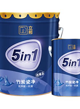 立邦竹炭瓷净抗甲醛涂料油漆